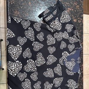 Leopard Heart Print Shirt